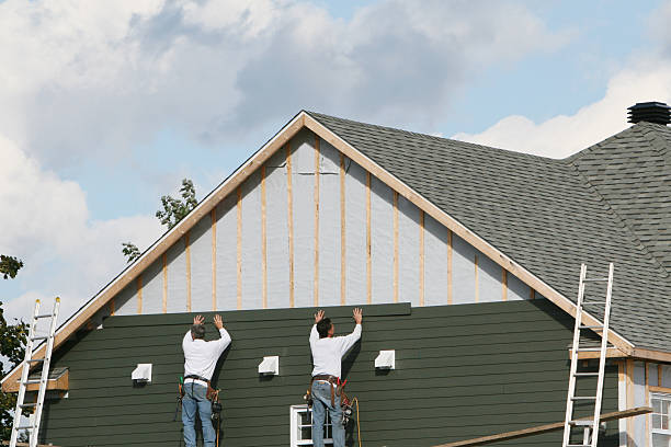 Professional Emergency Siding Repair technician working in West Chester, OH